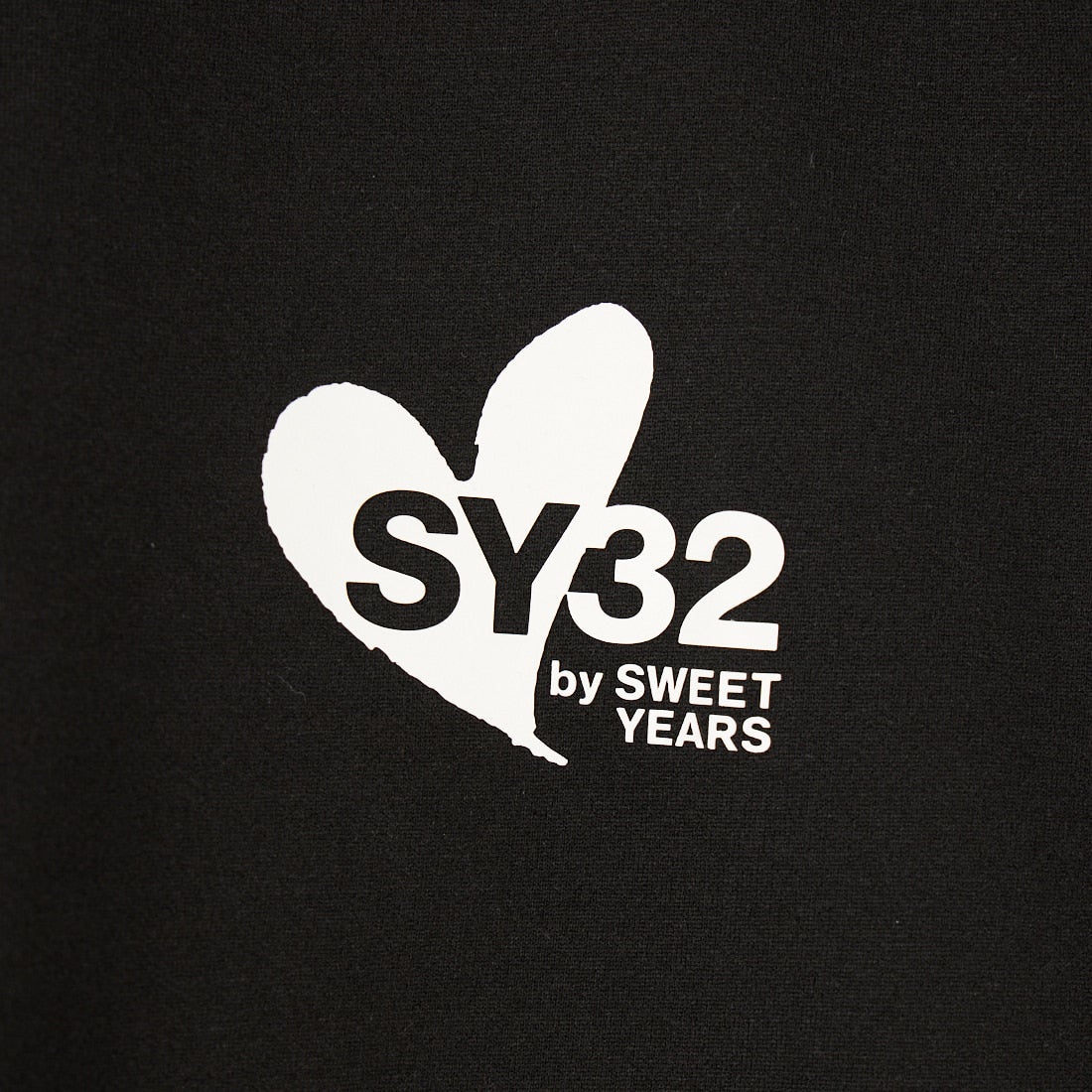 SY32 [エスワイサーティトゥ] ハートミックスロゴTシャツ [32-26SN1-28] BLACK/WHT