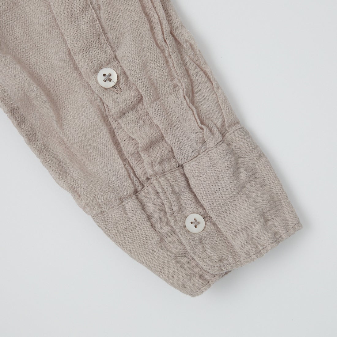 ARMEN [アーメン] シングルガーゼ オーバーダイユーティリティシャツ [INAM2643GD] 9320 ASH G