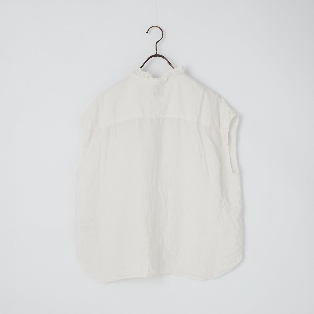maison de soil [メゾンドソイル] オートルームリネン オーバーダイフレンチスリーブシャツ [INMDS26001D] 9170 MINER