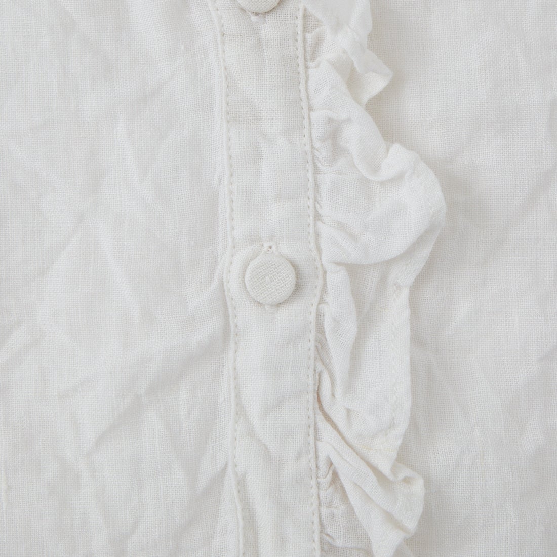 maison de soil [メゾンドソイル] オートルームリネン オーバーダイフレンチスリーブシャツ [INMDS26001D] 9170 MINER