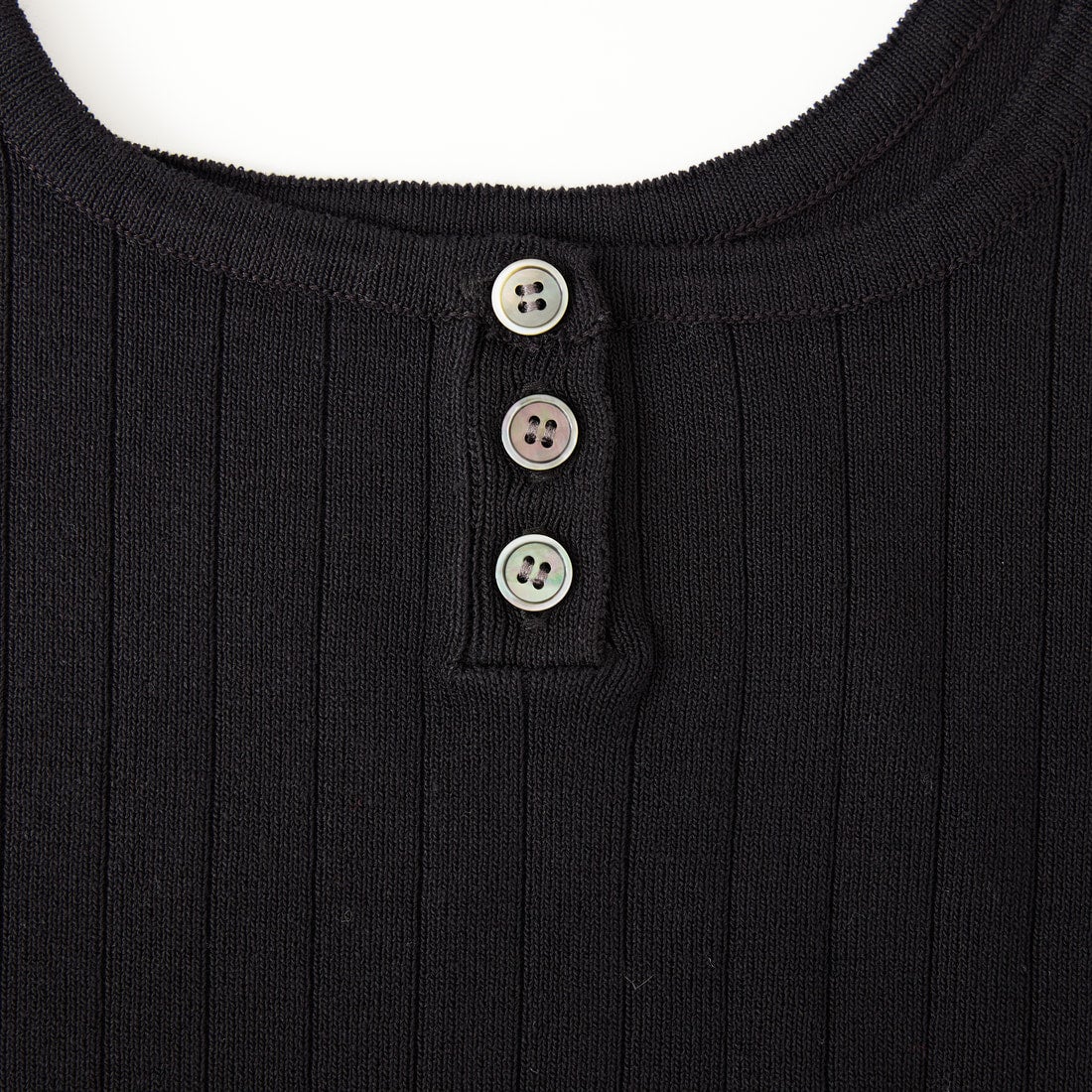 CLOCHE [クロシェ] ヘンリーネックタンクトップ [61285513] ﾌﾞﾗｯｸ