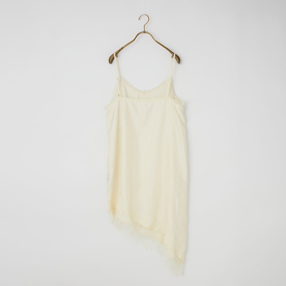 CLOCHE [クロシェ] アシンメトリーレースキャミワンピース [65285711] ｵﾌ