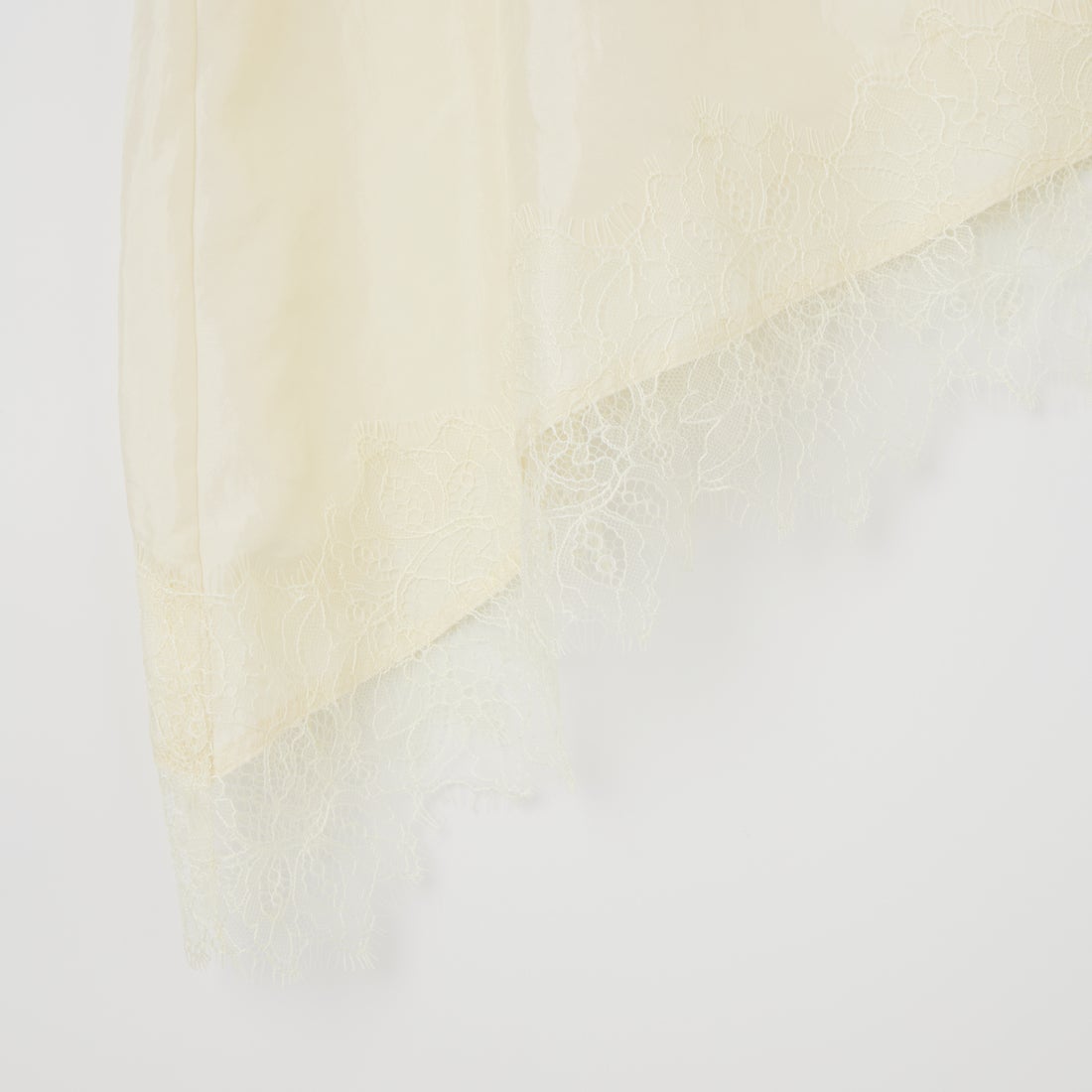 CLOCHE [クロシェ] アシンメトリーレースキャミワンピース [65285711] ｵﾌ