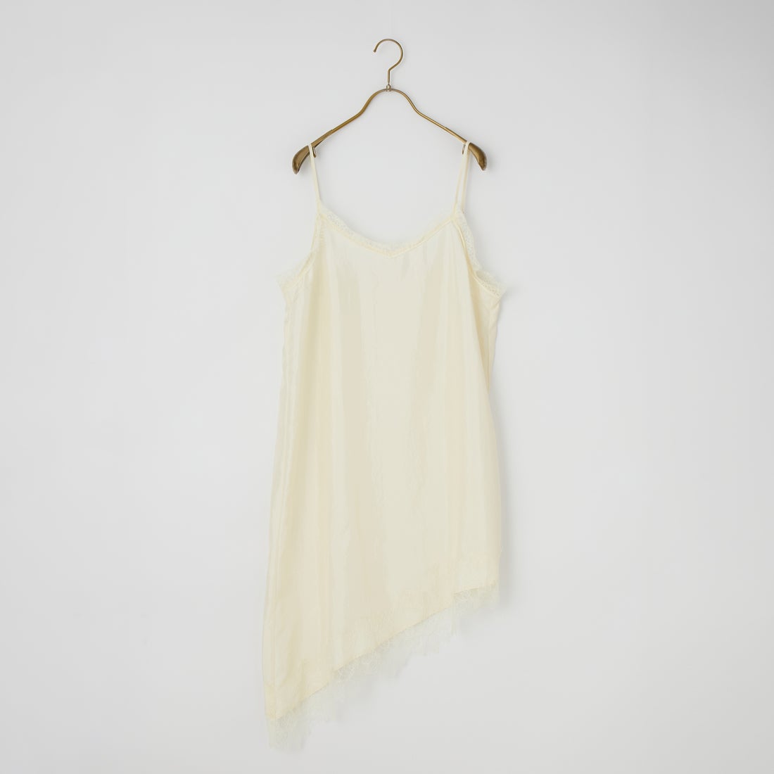 CLOCHE [クロシェ] アシンメトリーレースキャミワンピース [65285711] ｵﾌ
