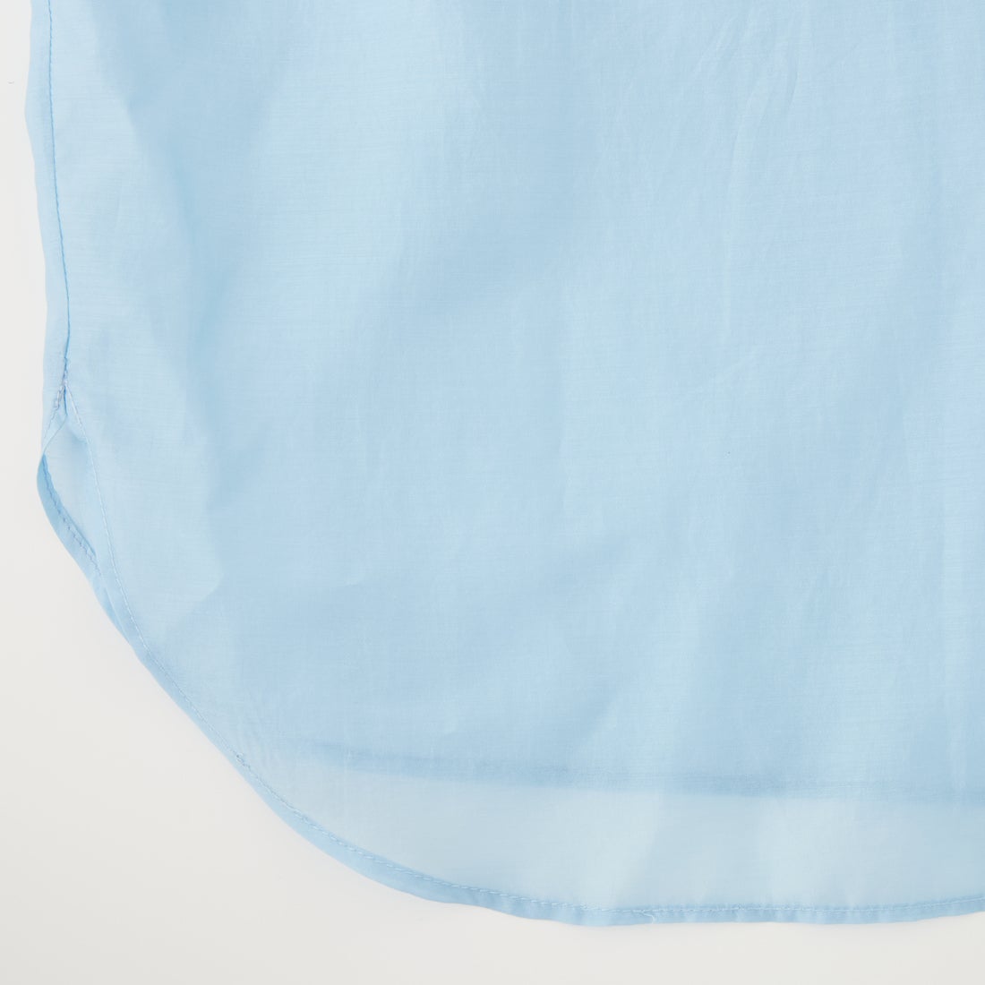 CLOCHE [クロシェ] 袖タックシアーブラウス [61285668] ｻｯｸｽ