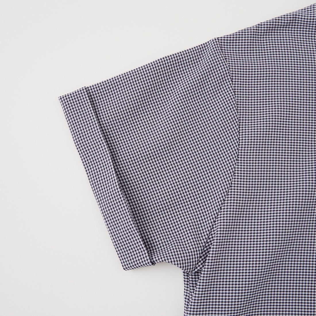 THOUSAND MILE [サウザンド マイル] 別注 ハイエアー バックジップ チェックショートスリーブワンピース [TM261CK50832-JF] 91 BLK CK