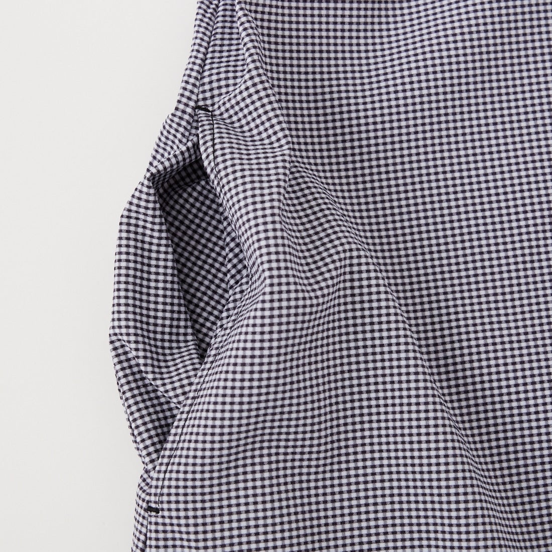 THOUSAND MILE [サウザンド マイル] 別注 ハイエアー バックジップ チェックショートスリーブワンピース [TM261CK50832-JF] 91 BLK CK