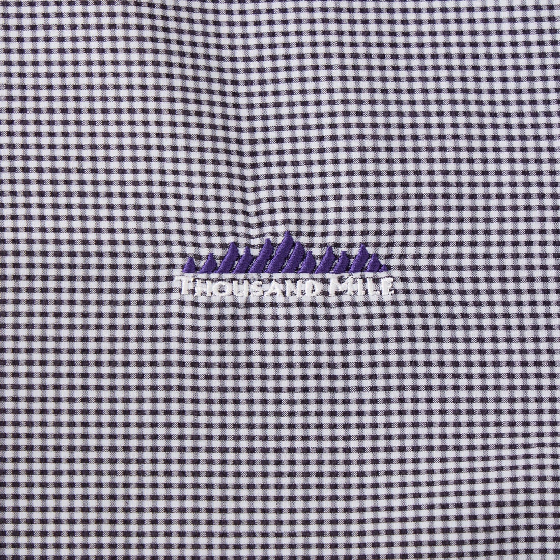 THOUSAND MILE [サウザンド マイル] 別注 ハイエアー バックジップ チェックショートスリーブワンピース [TM261CK50832-JF] 91 BLK CK