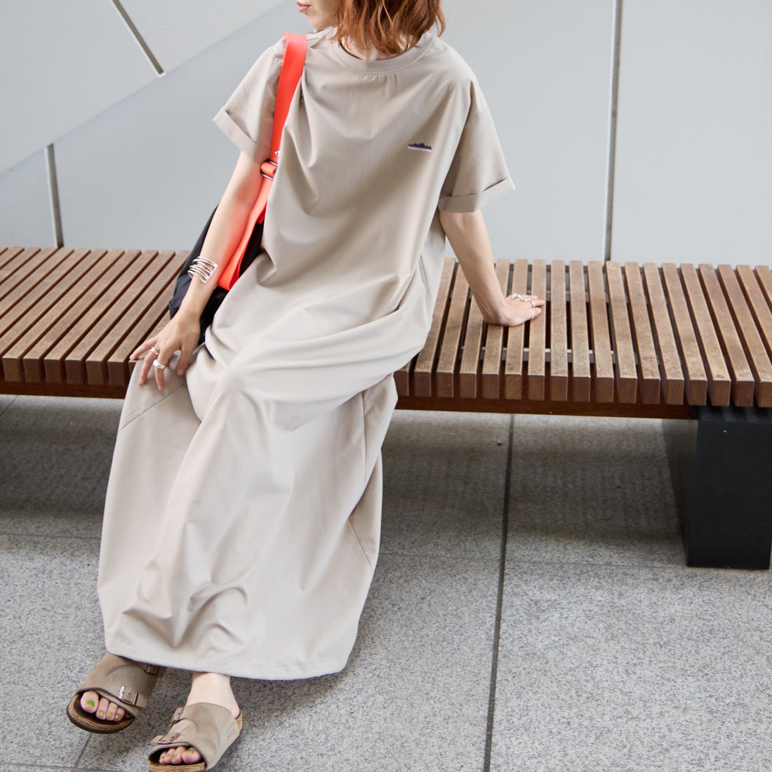 15 GREIGE&&モデル身長：158cm 着用サイズ：F&&