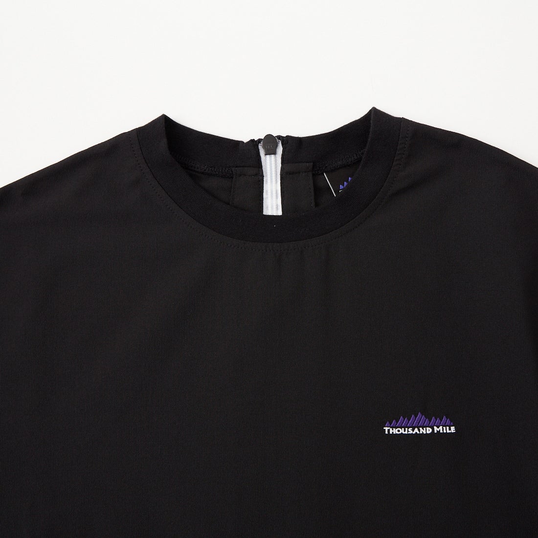 THOUSAND MILE [サウザンド マイル] 別注 ハイエアー バックジップ ショートスリーブワンピース [TM261HA50832-JF] 09 BLACK
