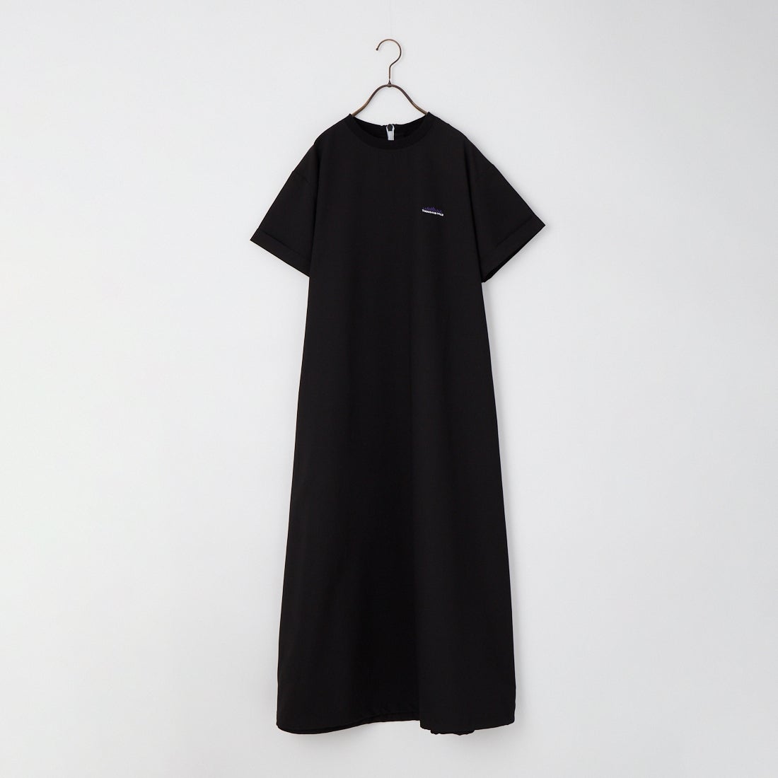 THOUSAND MILE [サウザンド マイル] 別注 ハイエアー バックジップ ショートスリーブワンピース [TM261HA50832-JF] 09 BLACK