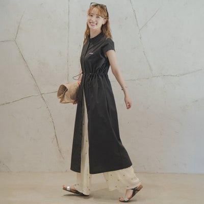 09 BLACK&&モデル身長：167cm 着用サイズ：F&&