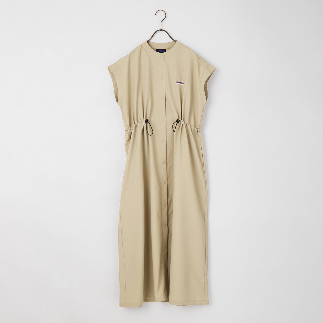 THOUSAND MILE [サウザンド マイル] 別注 ハイエアー ウエストギャザー フレンチスリーブワンピース [TM261HA50822-JF] 15 GREIGE