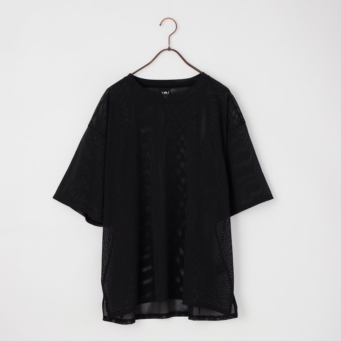South2West8 [サウスツーウエストエイト] ショートスリーブ クルーネックメッシュTシャツ [SX721] D BLACK
