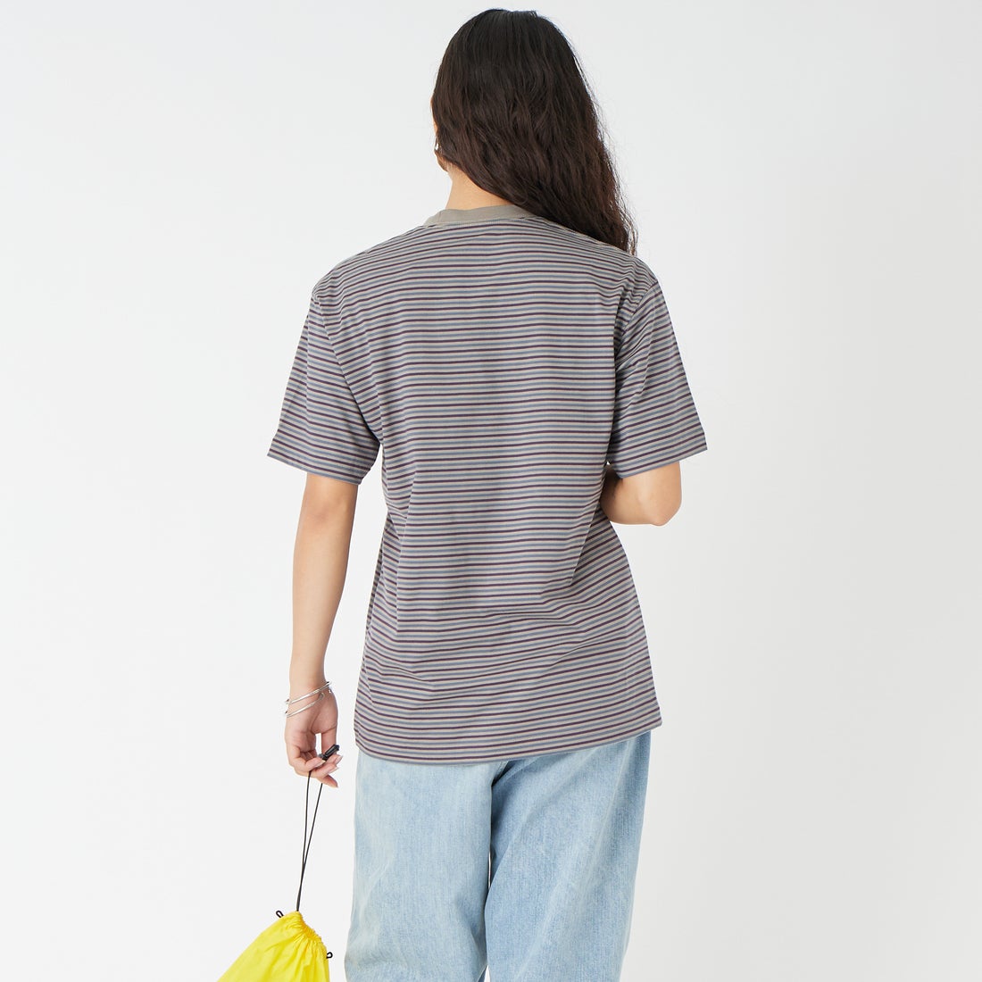 THE NORTH FACE [ザ ノースフェイス] ショートスリーブ フラッシュドライボーダーTシャツ [NT32639] ST &&モデル身長：162cm 着用サイズ：S&&