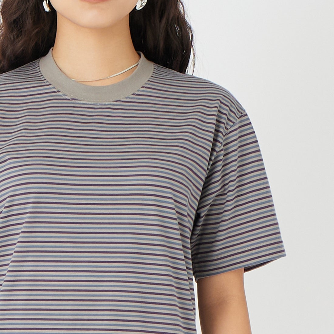 THE NORTH FACE [ザ ノースフェイス] ショートスリーブ フラッシュドライボーダーTシャツ [NT32639] ST &&モデル身長：162cm 着用サイズ：S&&