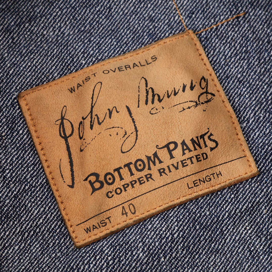 JOHN MUNG DENIM [ジョン マン デニム] 1920s デニムジャケット [JOHNMUNG-DNM-JKT-4] ONE WASH