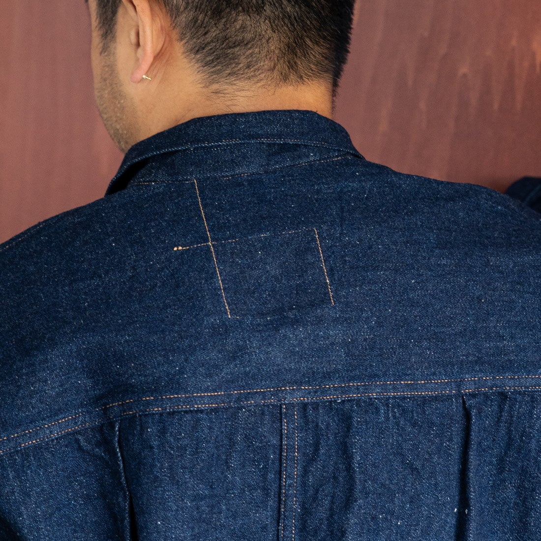 JOHN MUNG DENIM [ジョン マン デニム] 1920s デニムジャケット [JOHNMUNG-DNM-JKT-4] ONE WASH &&モデル身長：177cm 着用サイズ：44&&