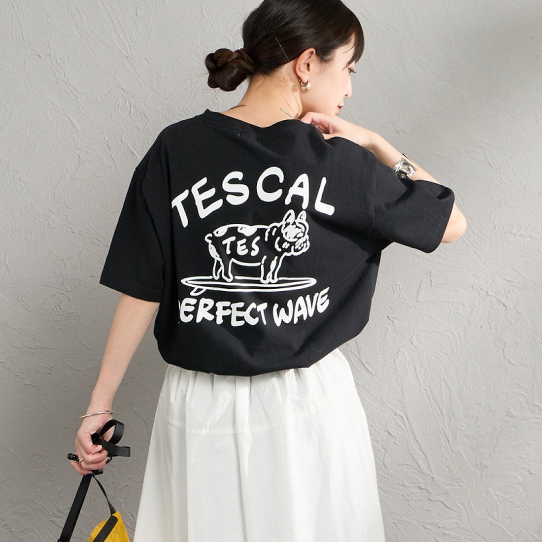BLACK&&モデル身長：150cm 着用サイズ：S&&