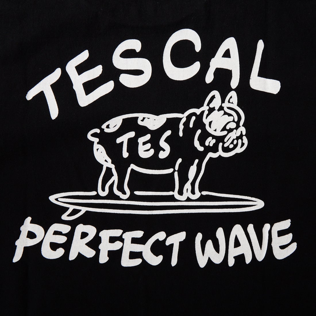 The Endless Summer [エンドレスサマー] 別注 手描き風 バックプリントTシャツ [FH-26574506-JF] BLACK