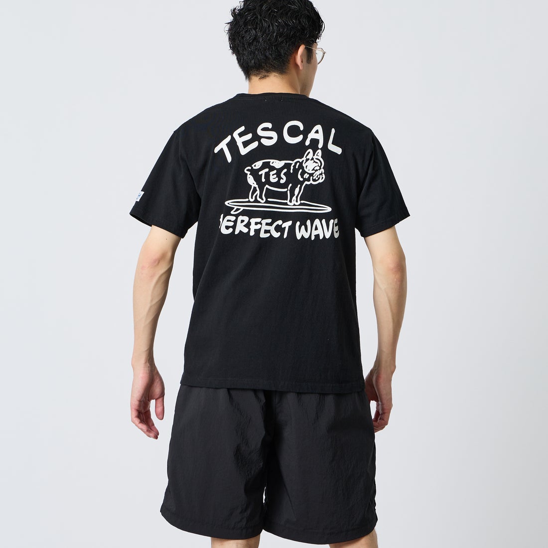 BLACK&&モデル身長：168cm 着用サイズ：M&&