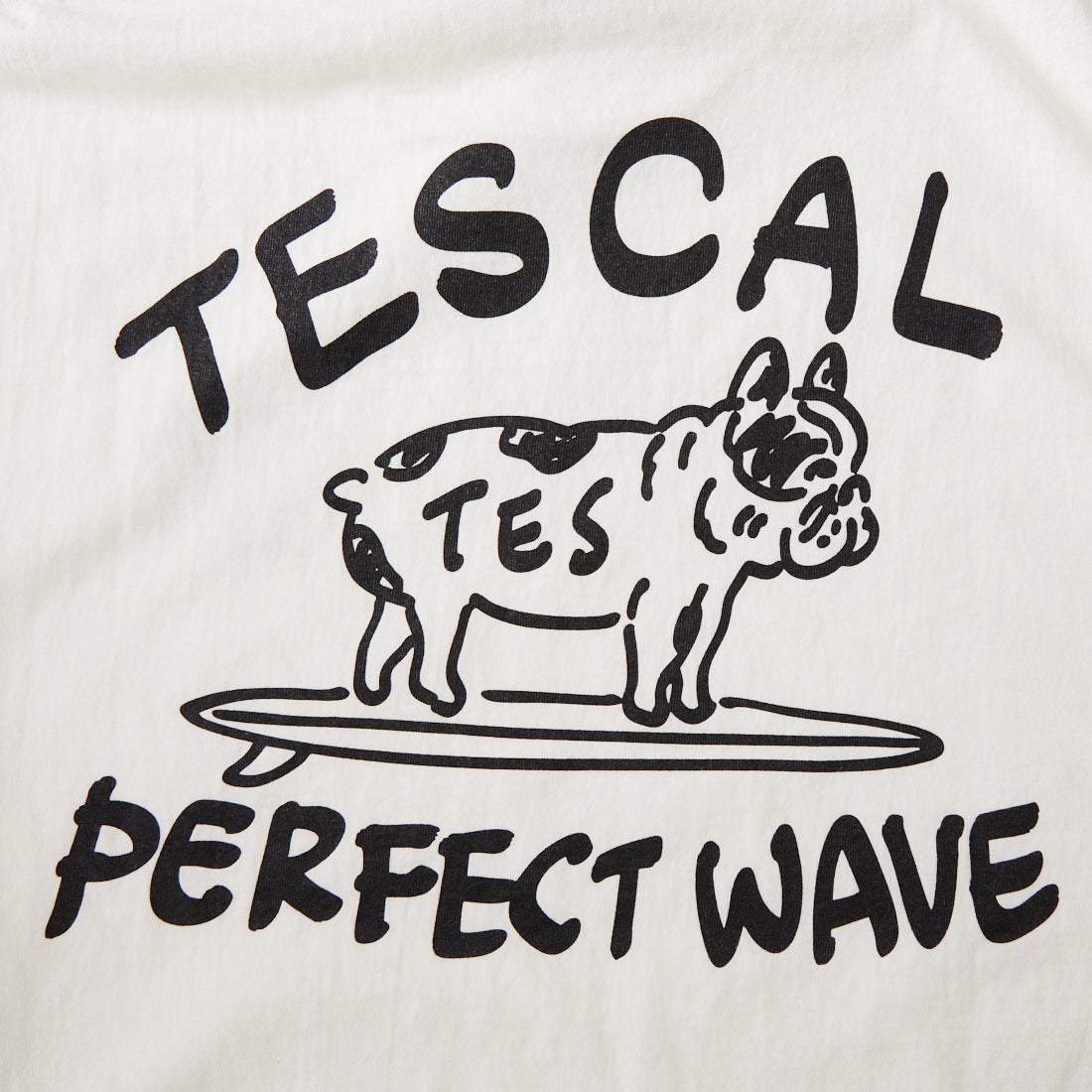 The Endless Summer [エンドレスサマー] 別注 手描き風 バックプリントTシャツ [FH-26574506-JF] WHITE