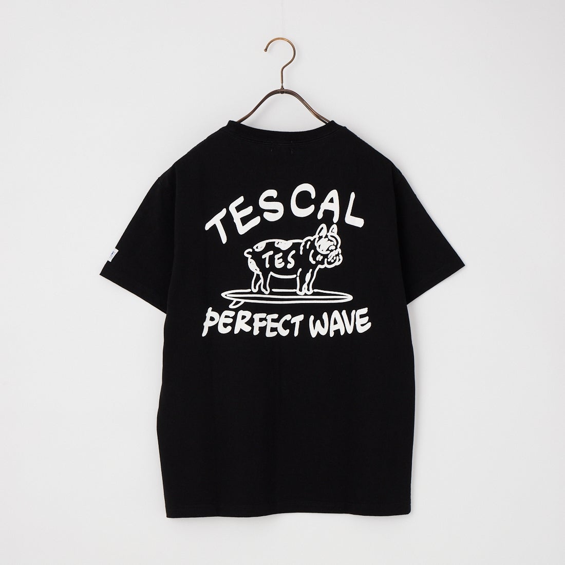The Endless Summer [エンドレスサマー] 別注 手描き風 バックプリントTシャツ [FH-26574506-JF] BLACK