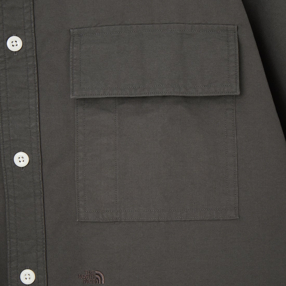 THE NORTH FACE PURPLE LABEL [ザ ノースフェイス パープルレーベル] ボタンダウン フィールドクロップドシャツ [N26SG067] AH ASPHALT