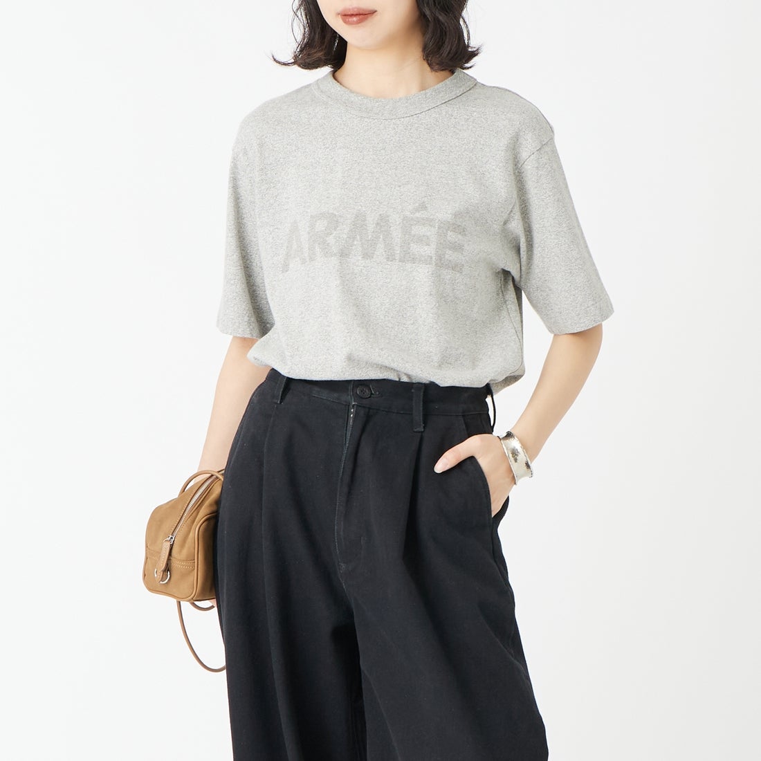 02 H.GREY&&モデル身長：162cm 着用サイズ：0&&