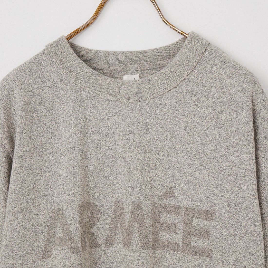 blurhms ROOTSTOCK [ブラームス ルーツストック] ARMEE 88/12スタンダードプリントTシャツ [BROOTS25S35S26C] 02 H.GREY