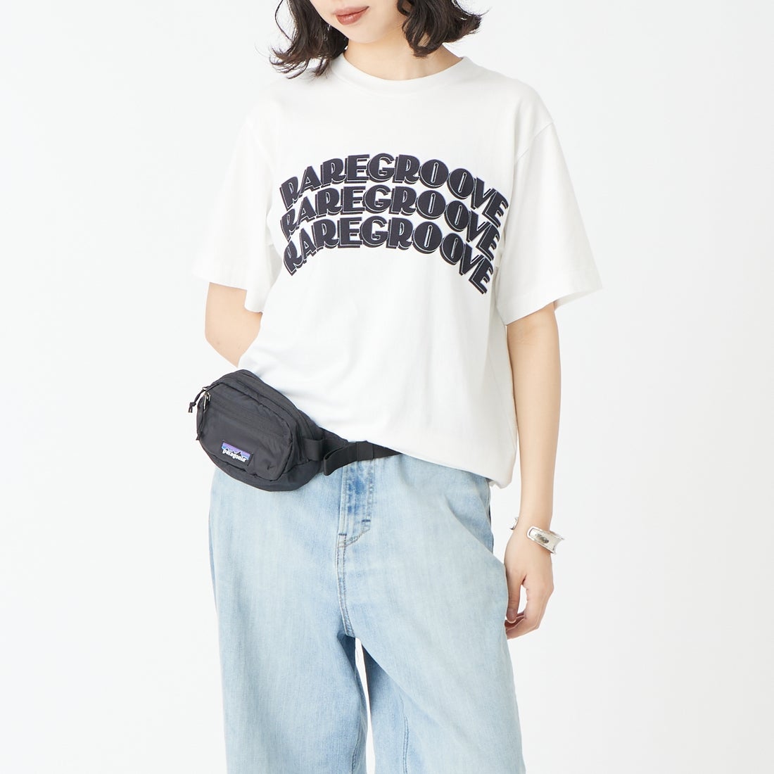 02 WHT/BLK&&モデル身長：162cm 着用サイズ：0&&