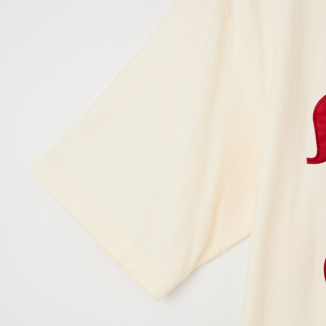 blurhms ROOTSTOCK [ブラームス ルーツストック] FICTIONAL-FRATERNITY 88/12スタンダードパッチTシャツ [BROOTS25S35S26E] 02 IVO/RED