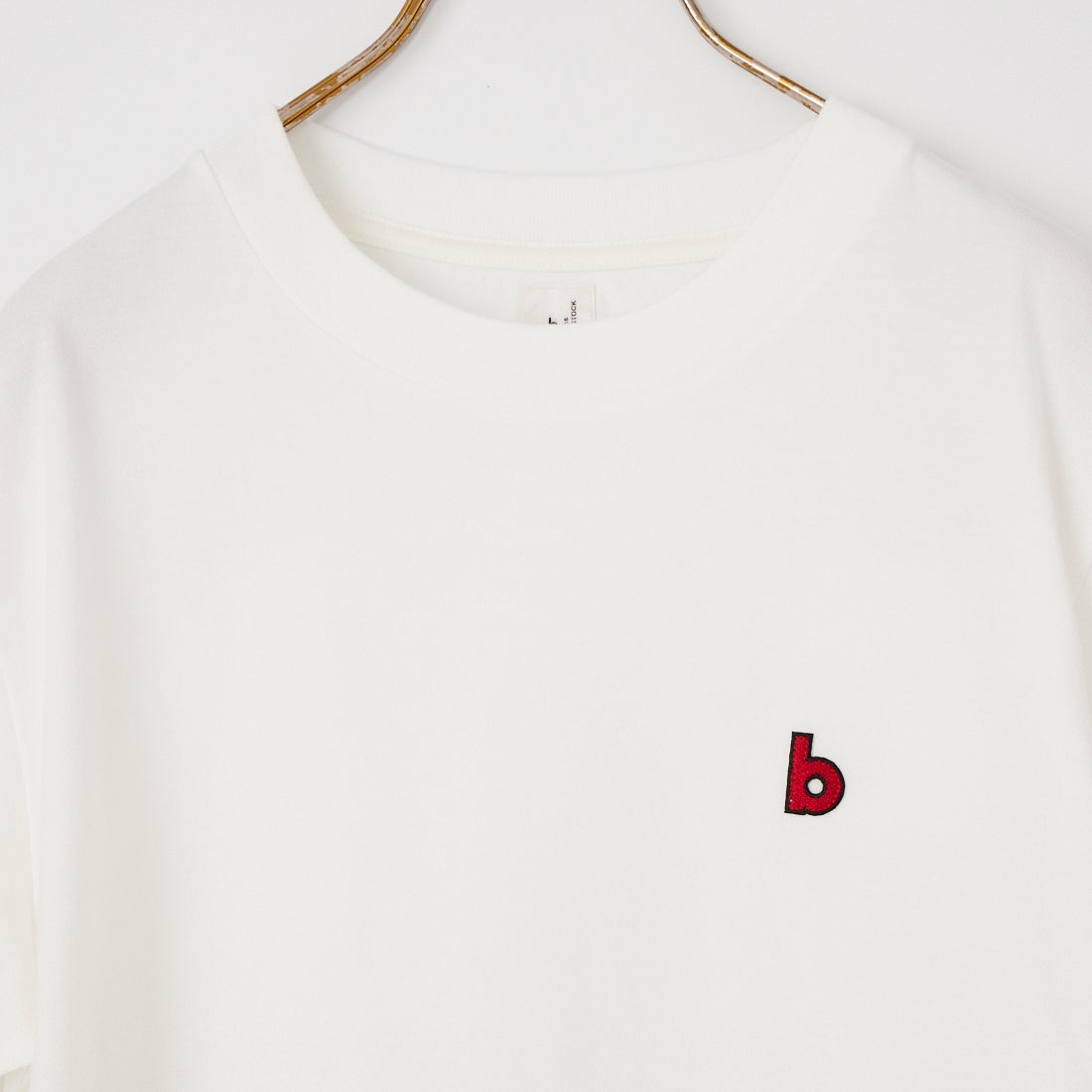 blurhms ROOTSTOCK [ブラームス ルーツストック] B スタンダードパッチTシャツ [BROOTS25S33S26C] 01 WHT/RED