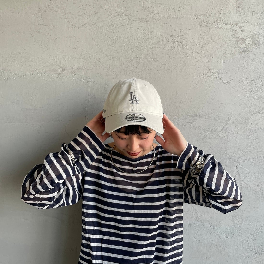 NEW ERA [ニューエラ] 別注 9TWENTY ベースボールキャップ ロサンゼルス・ドジャース [15156470-JF] OFF WHITE