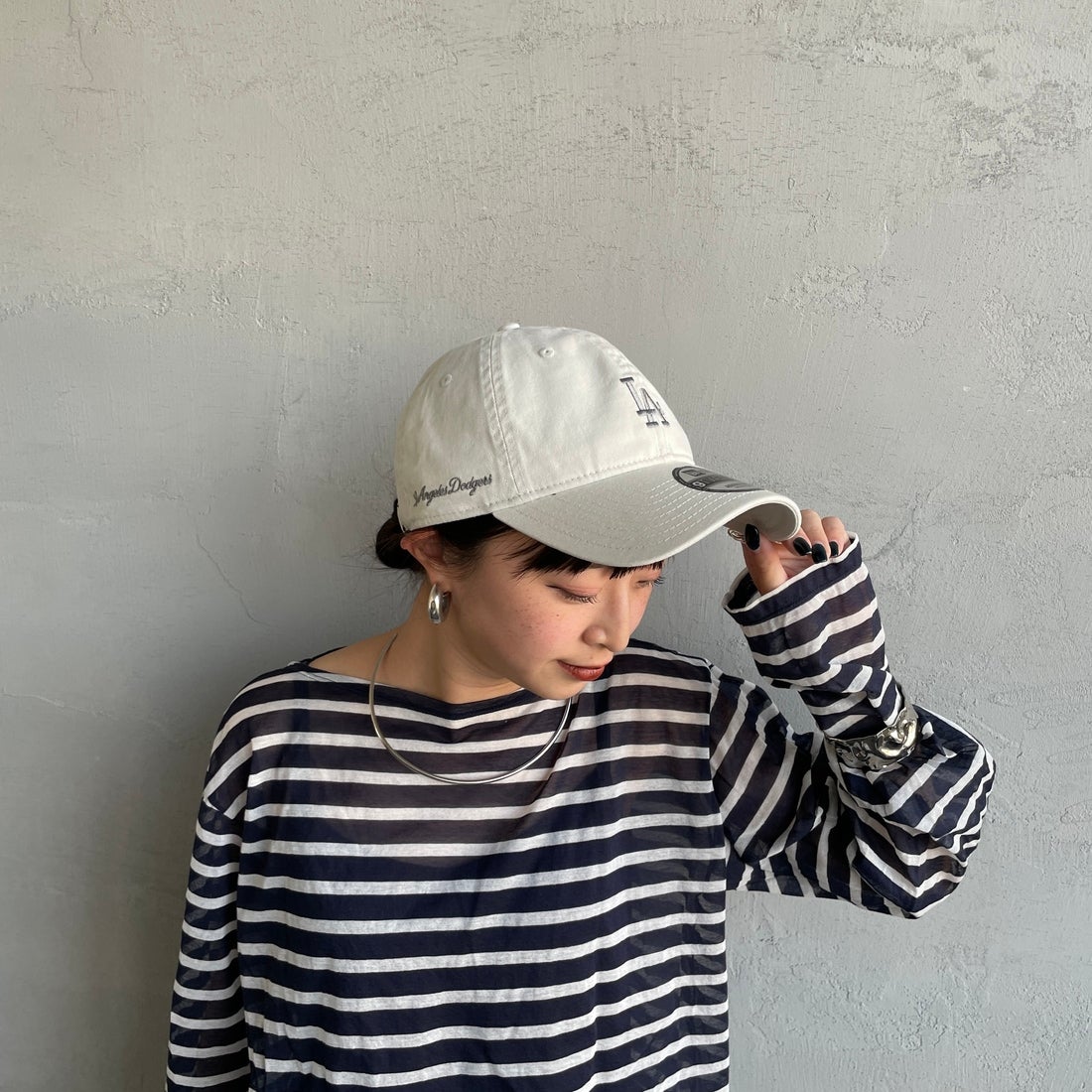 NEW ERA [ニューエラ] 別注 9TWENTY ベースボールキャップ ロサンゼルス・ドジャース [15156470-JF] OFF WHITE