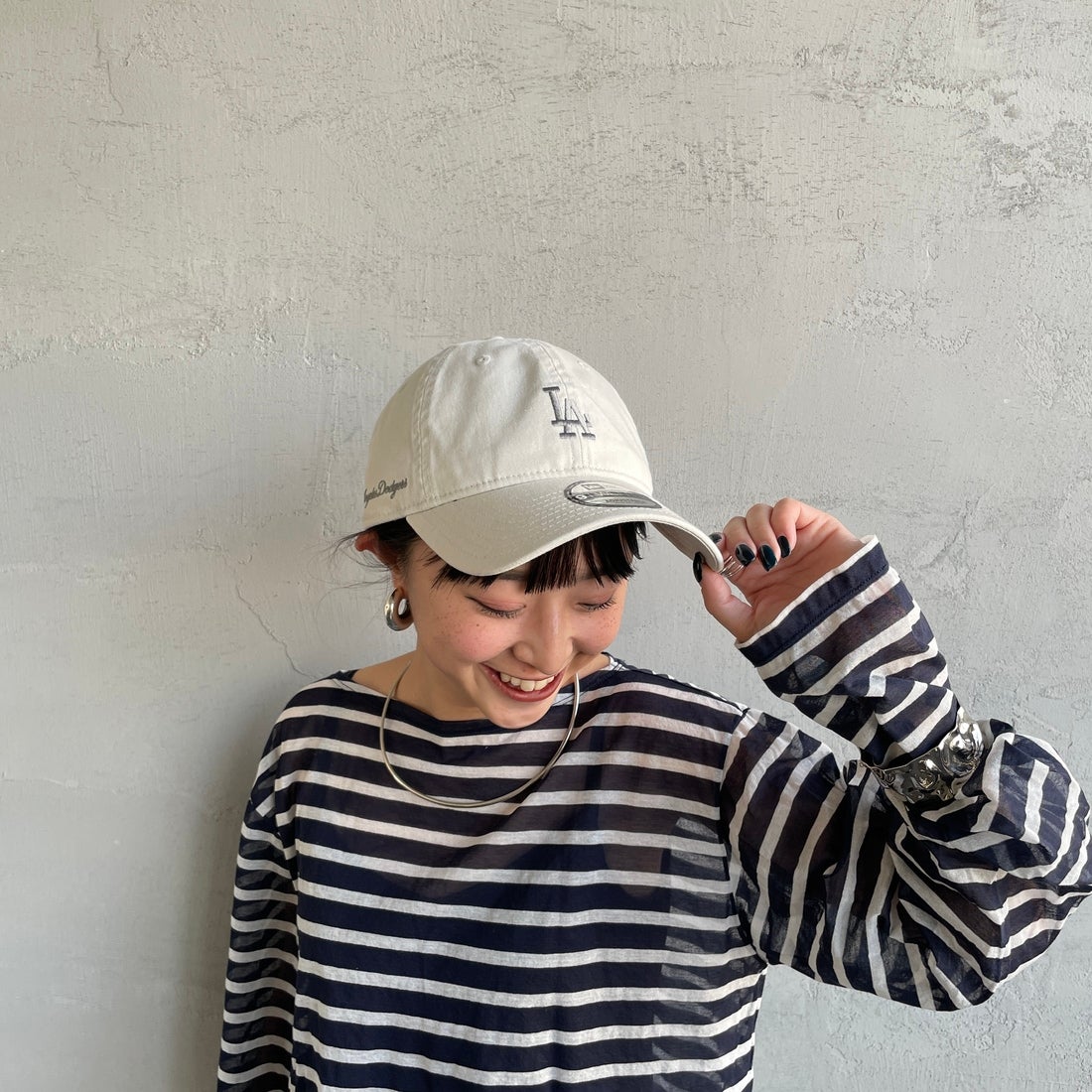 NEW ERA [ニューエラ] 別注 9TWENTY ベースボールキャップ ロサンゼルス・ドジャース [15156470-JF] OFF WHITE