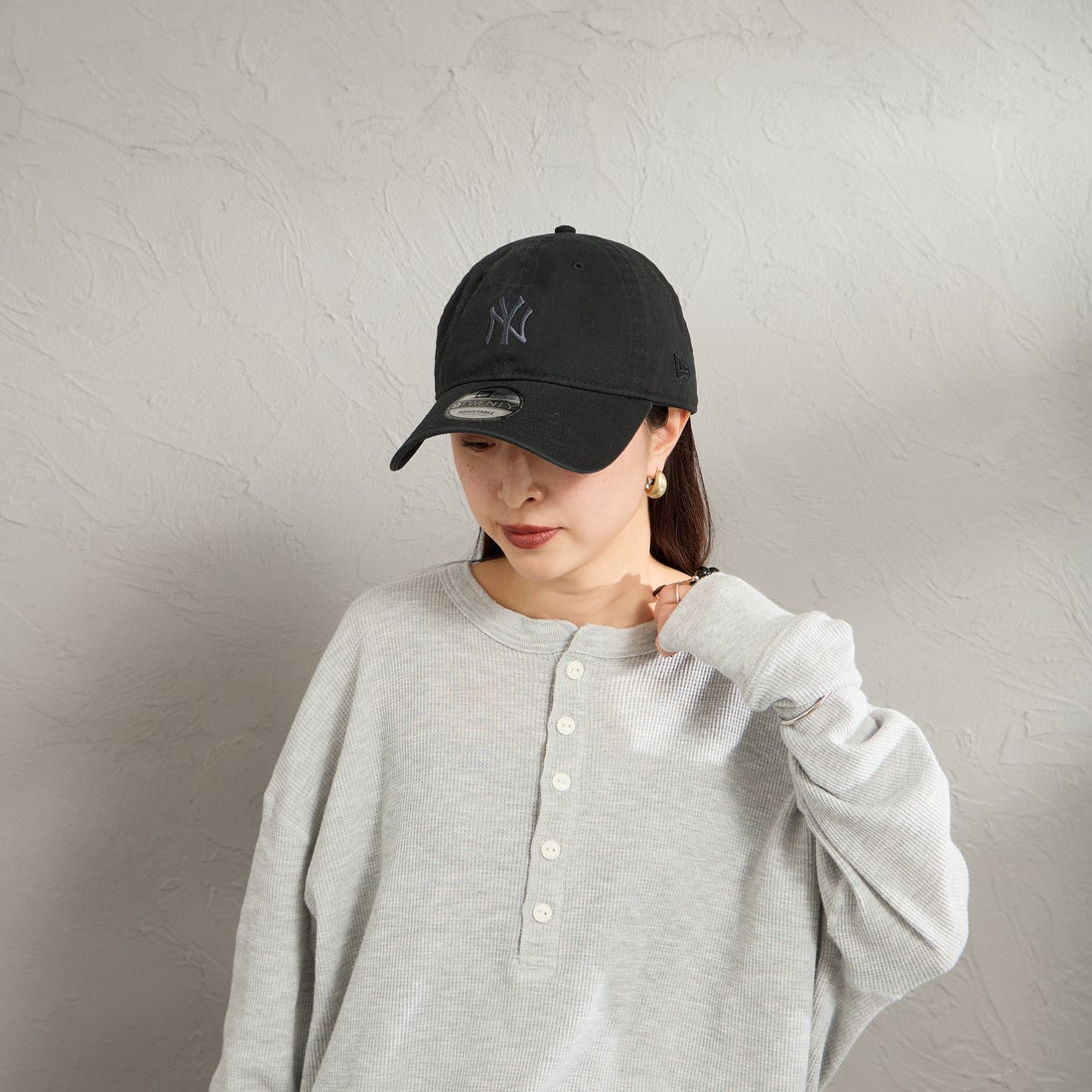 NEW ERA [ニューエラ] 別注 9TWENTY ベースボールキャップ ニューヨーク・ヤンキース [15156469-JF] BLACK