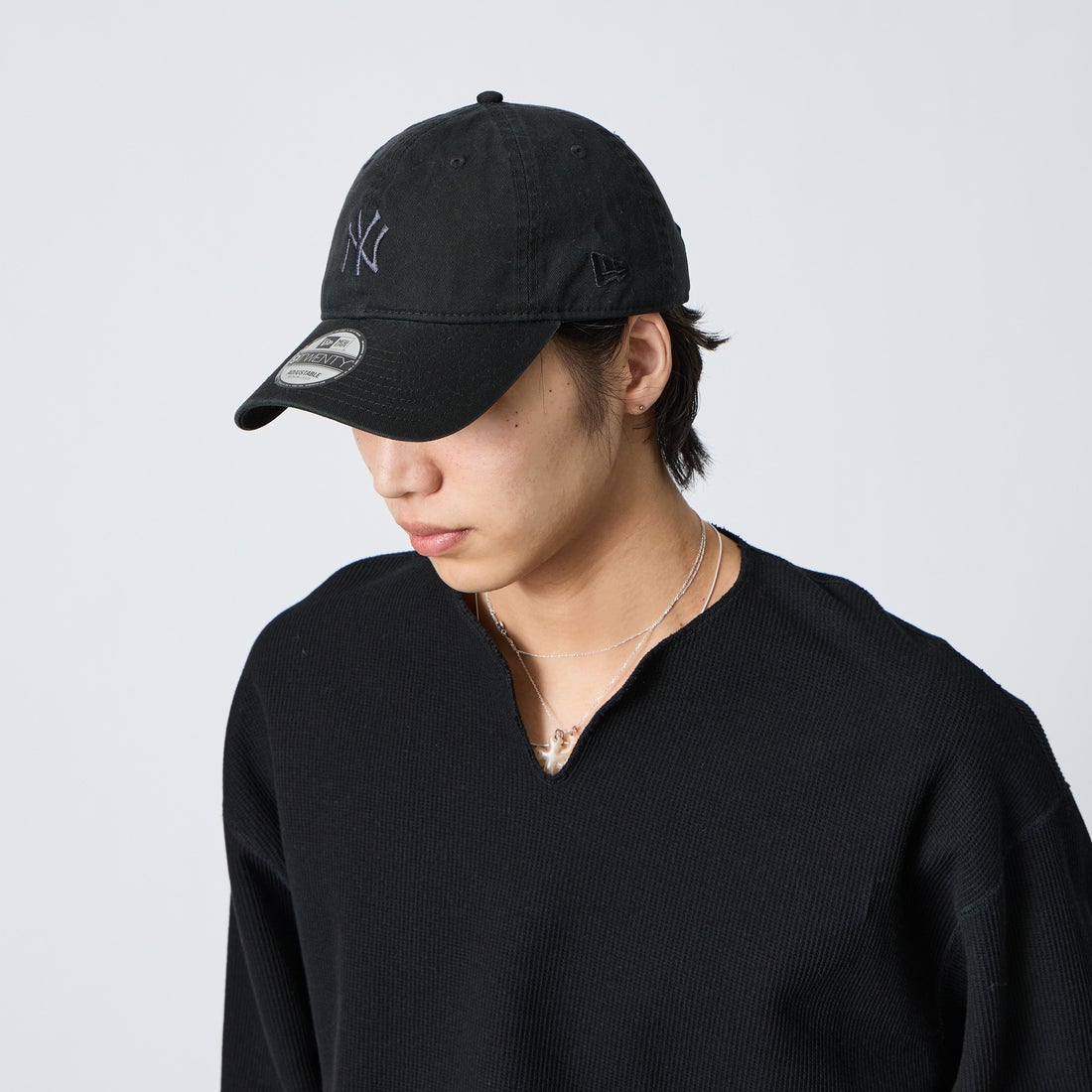 NEW ERA [ニューエラ] 別注 9TWENTY ベースボールキャップ ニューヨーク・ヤンキース [15156469-JF] BLACK