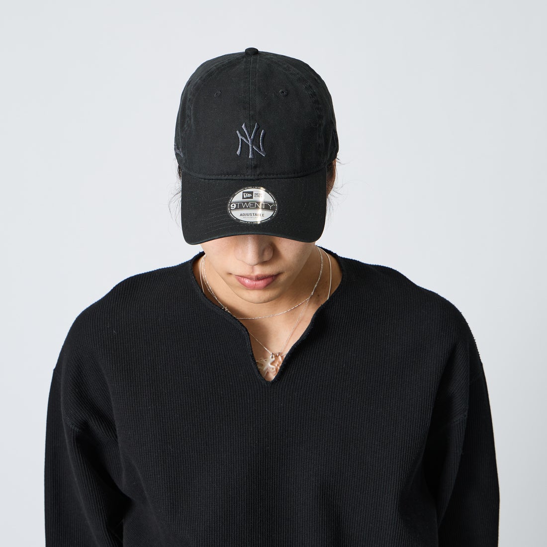 NEW ERA [ニューエラ] 別注 9TWENTY ベースボールキャップ ニューヨーク・ヤンキース [15156469-JF] BLACK