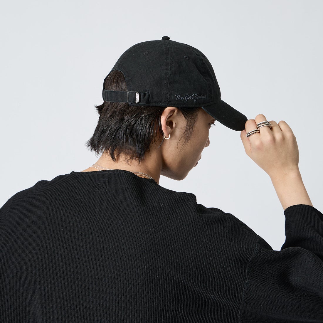 NEW ERA [ニューエラ] 別注 9TWENTY ベースボールキャップ ニューヨーク・ヤンキース [15156469-JF] BLACK
