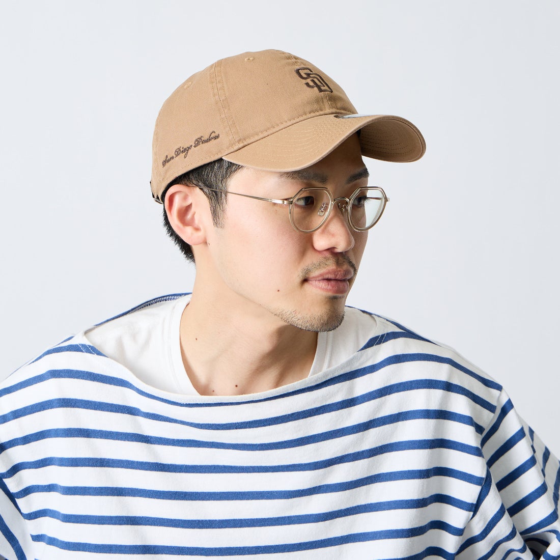 NEW ERA [ニューエラ] 別注 9TWENTY ベースボールキャップ サンディエゴ・パドレス [15156467-JF] KHAKI