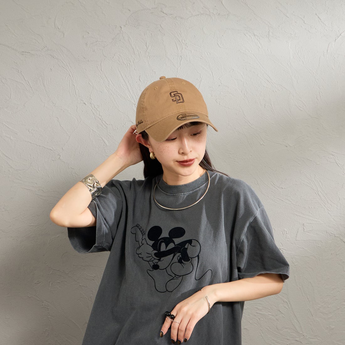 NEW ERA [ニューエラ] 別注 9TWENTY ベースボールキャップ サンディエゴ・パドレス [15156467-JF] KHAKI