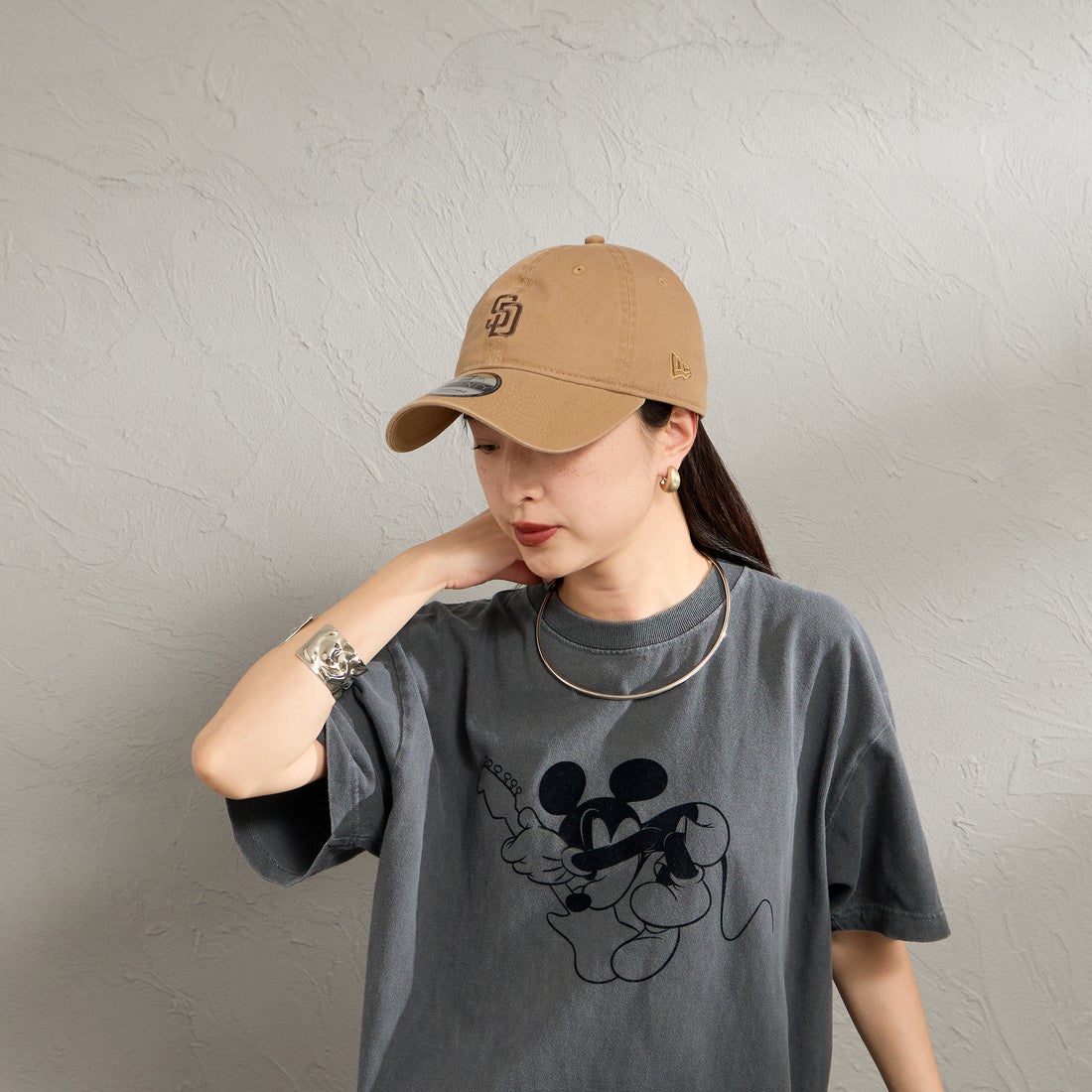 NEW ERA [ニューエラ] 別注 9TWENTY ベースボールキャップ サンディエゴ・パドレス [15156467-JF] KHAKI