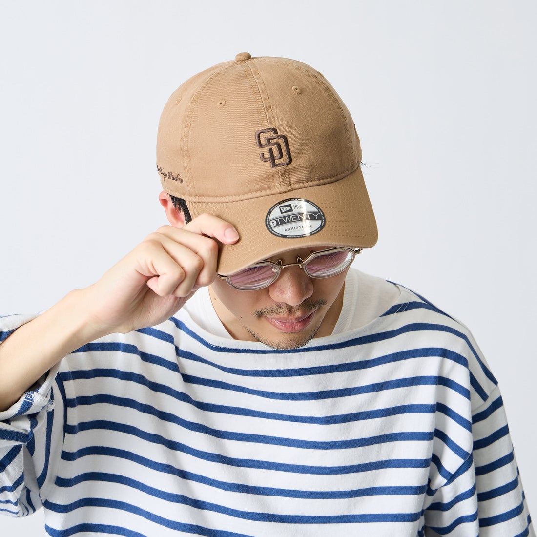 NEW ERA [ニューエラ] 別注 9TWENTY ベースボールキャップ サンディエゴ・パドレス [15156467-JF] KHAKI