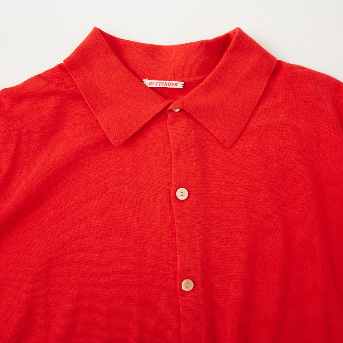 RYE TENDER [ライテンダー] TETON ニットシャツ [010292600] RED