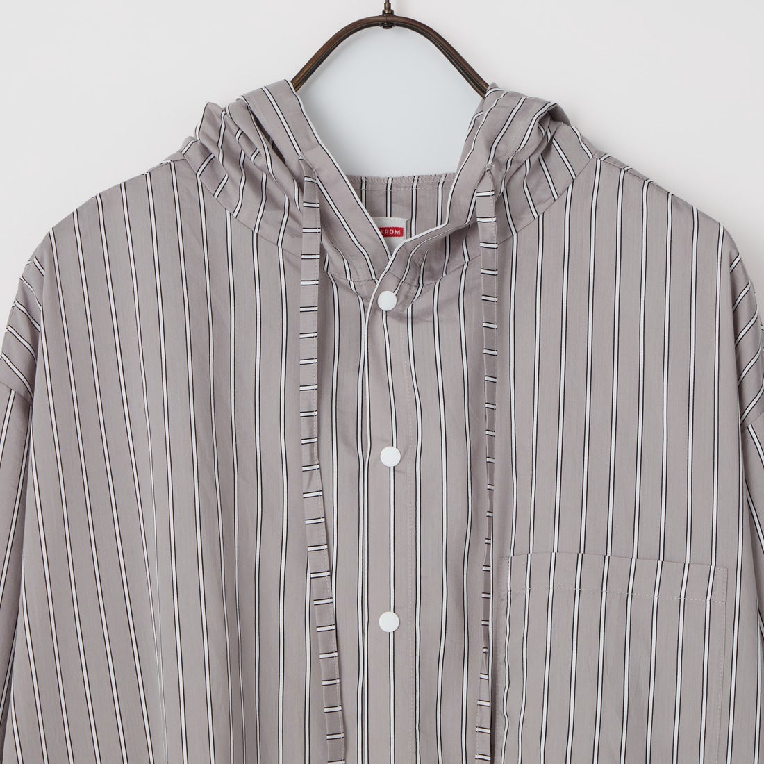 frostline [フロストライン] 別注 フードシャツ [FL1-SH-IN6-JF] GRAY ST