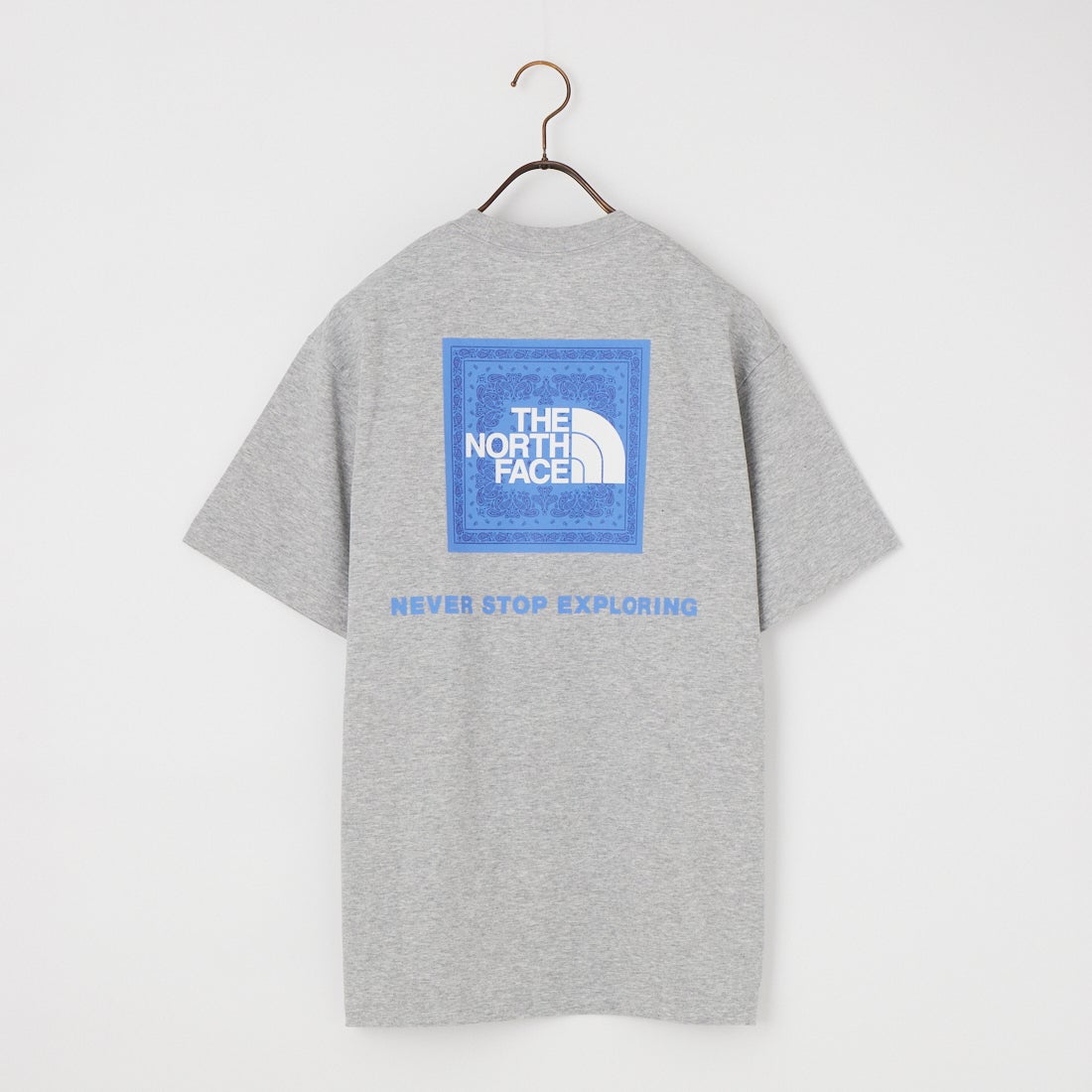 THE NORTH FACE [ザ ノースフェイス] ショートスリーブ バンダナスクエアロゴTシャツ [NT32446] ZZ
