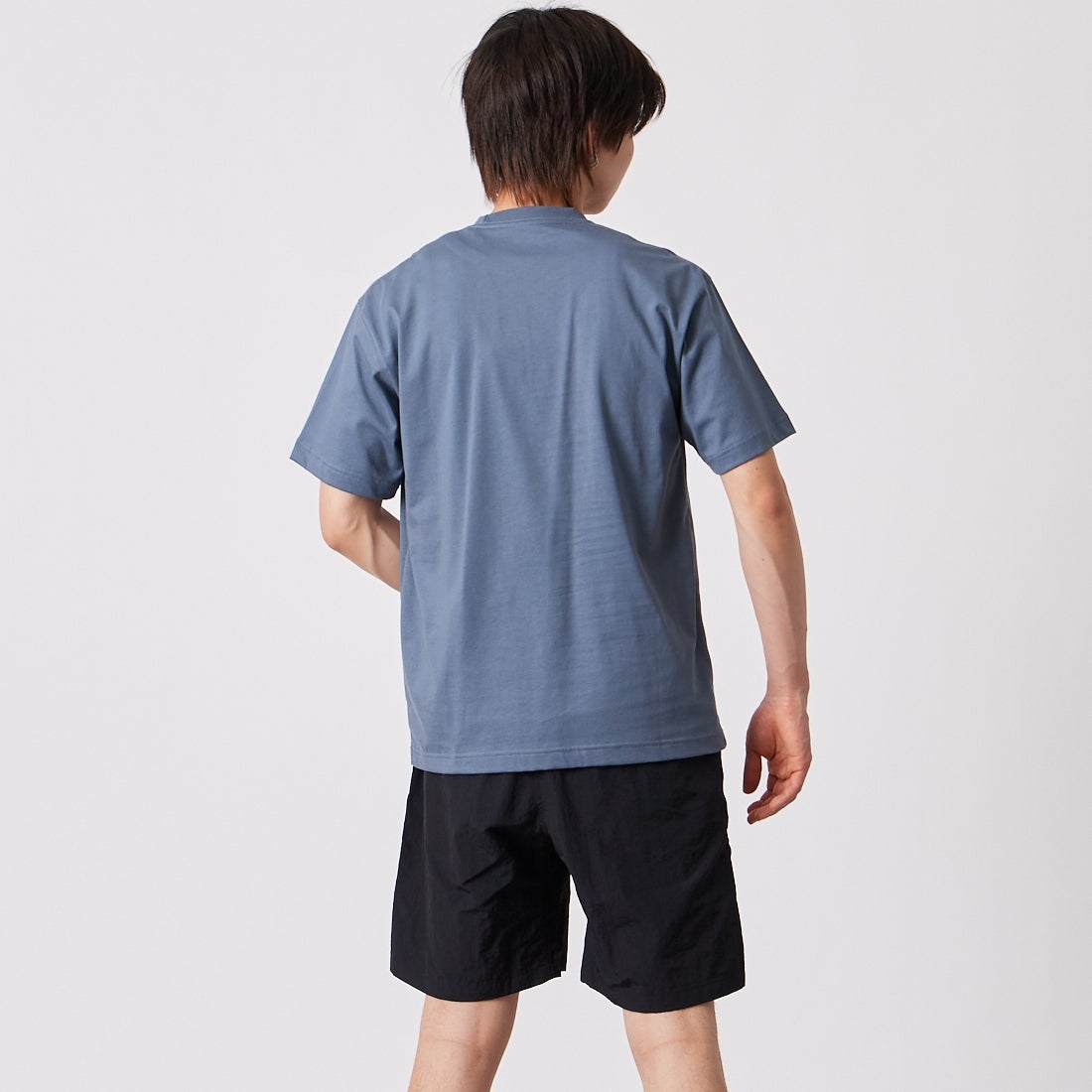 THE NORTH FACE [ザ ノースフェイス] ショートスリーブ フラッシュドライ フラワーロゴTシャツ [NT32638] SL &&モデル身長：177cm 着用サイズ：M&&