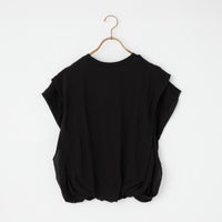 CLOCHE [クロシェ] インナー付きシアーブラウス [61285714] ﾌﾞﾗｯｸ