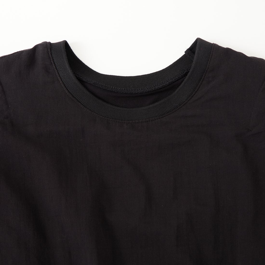 CLOCHE [クロシェ] インナー付きシアーブラウス [61285714] ﾌﾞﾗｯｸ